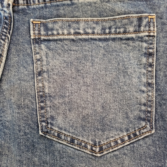 Banana Republic High Rise Wide Leg Crop Jeans Womens 28 Medium Wash - Picture 6 of 11